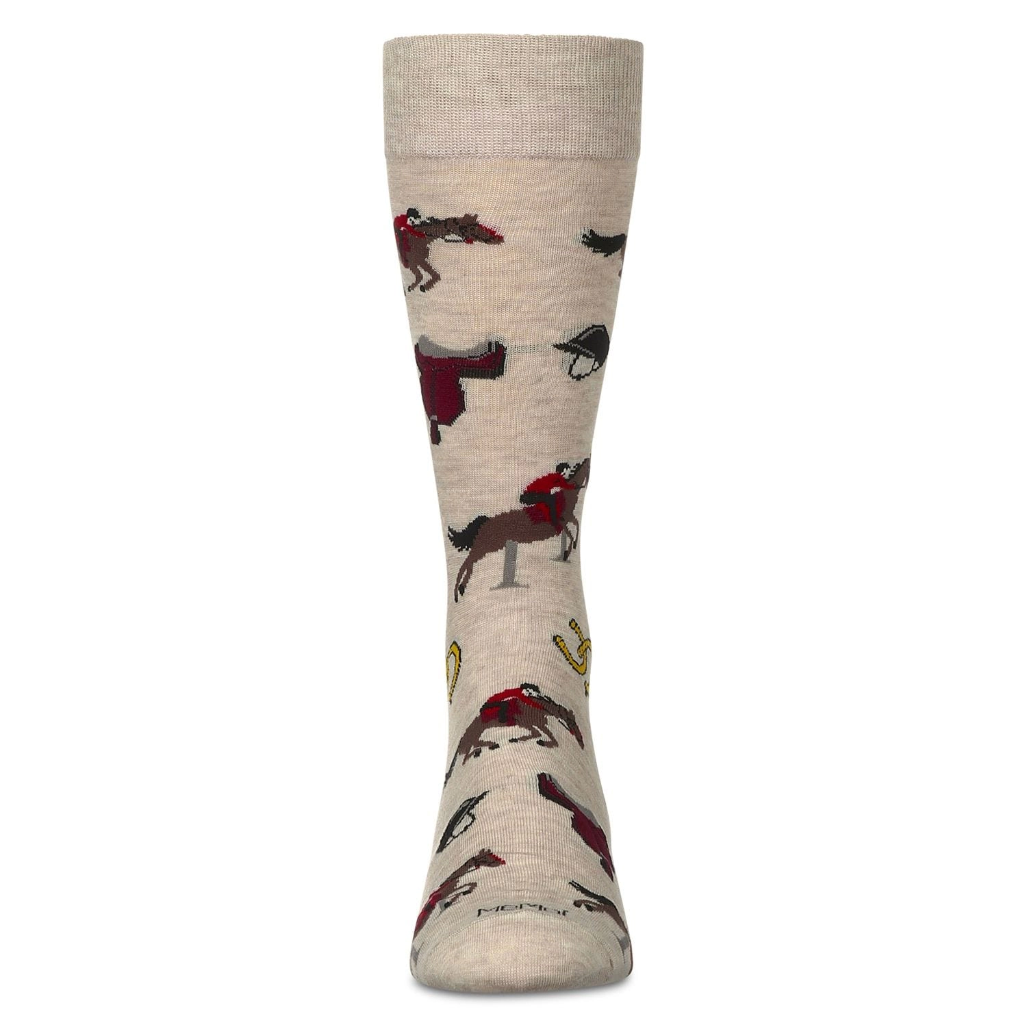MeMoi Men's Equestrian Rayon From Bamboo Crew Socks