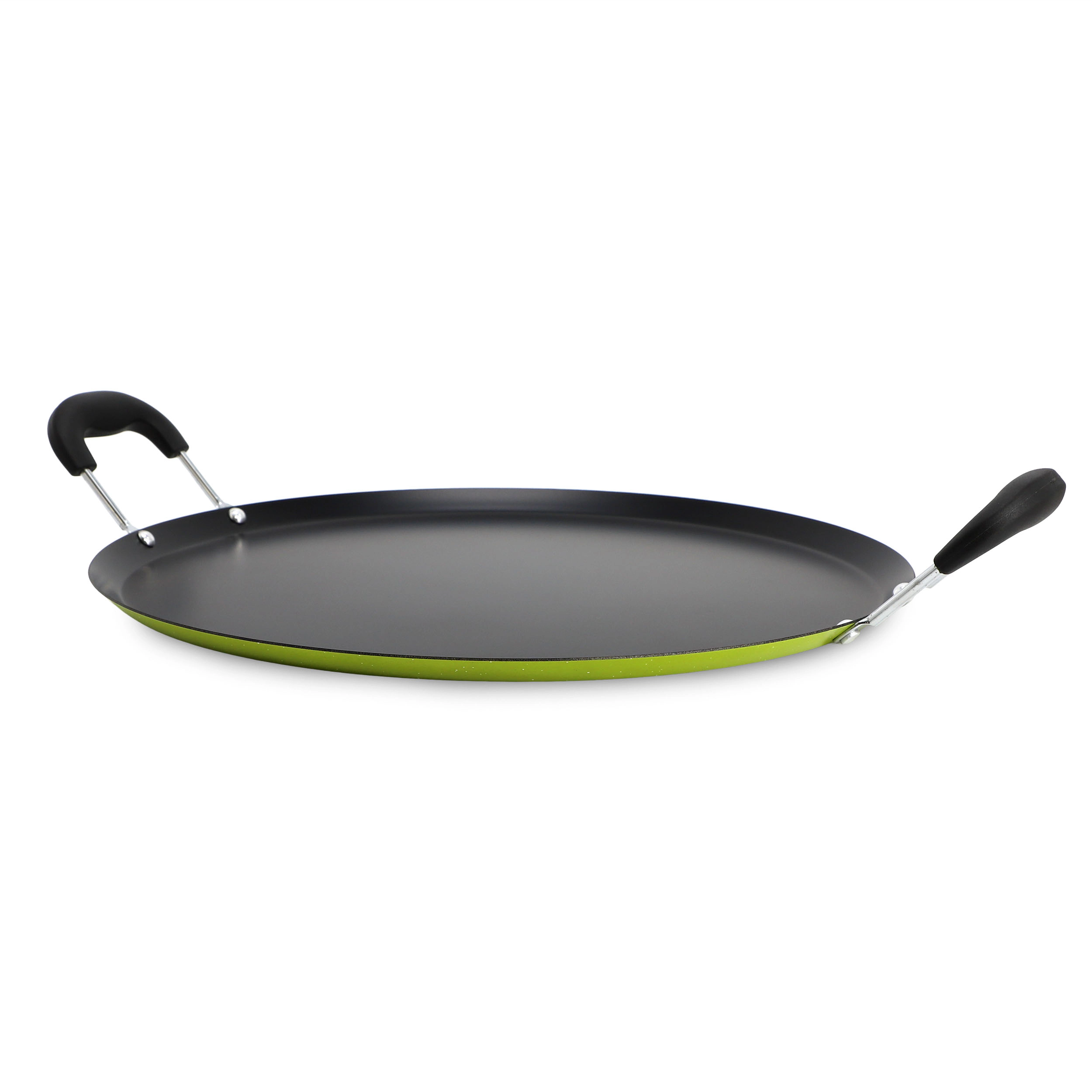 Oster Zadora 14" Non-Stick Interior Durable Carbon Steel Comal in Lime Green