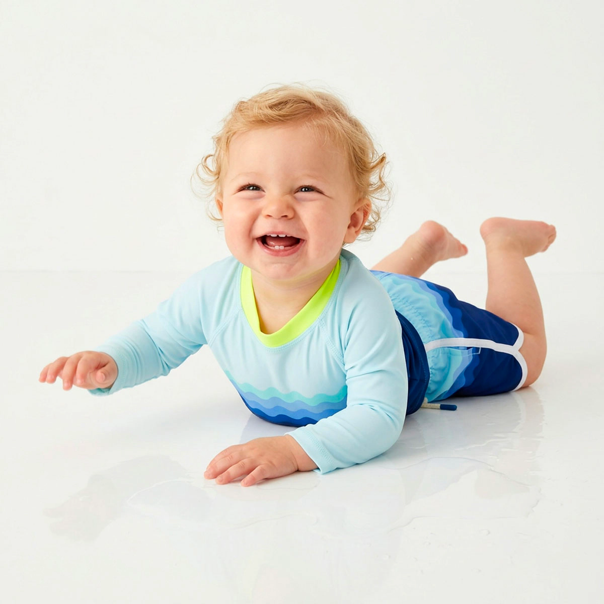Rockets of Awesome Wavy Swim Trunk For Baby Boy