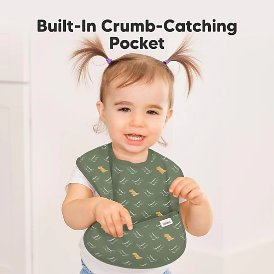 KeaBabies 3-Pack Presto Waterproof Bibs