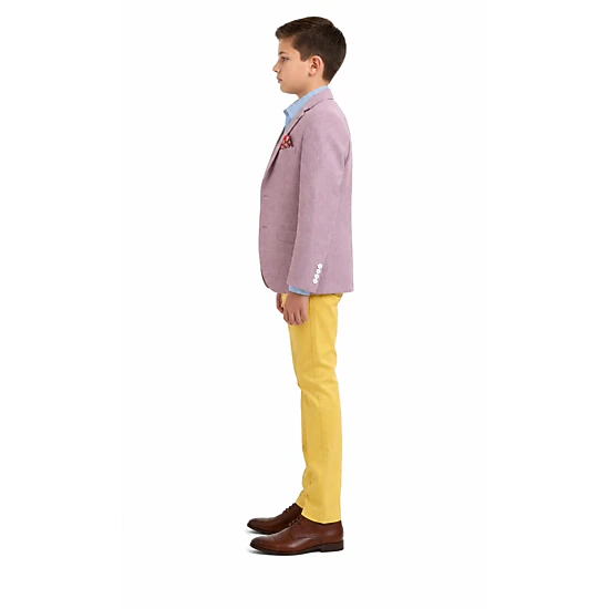 Elie Balleh Boys Slim Fit Clasic Mélange Jacket