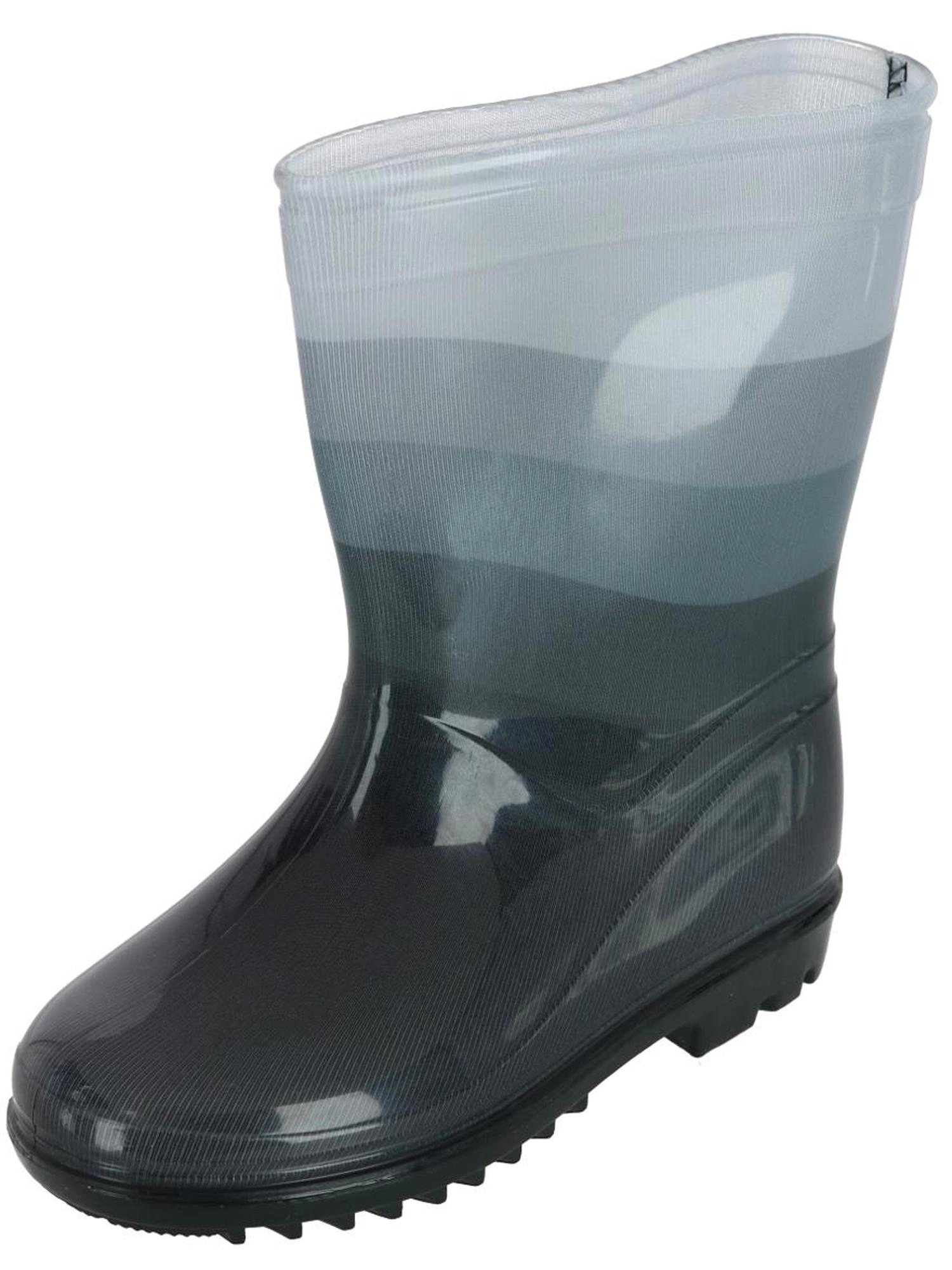Wootie Toddler Kids' Stripe Waterproof Rain Boots