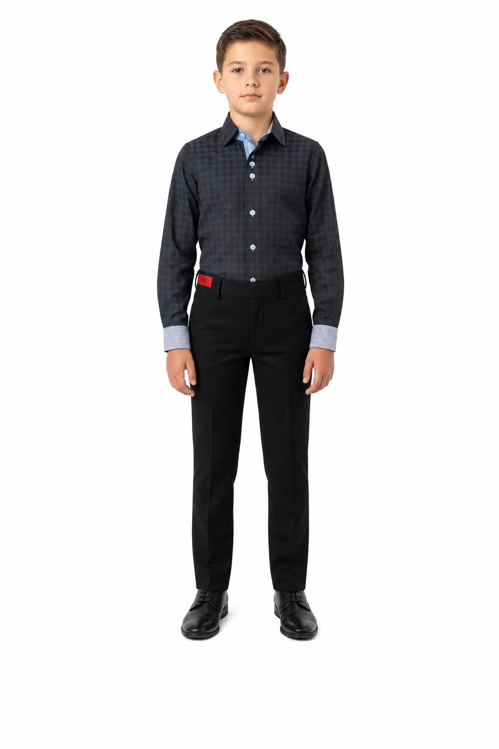 Elie Balleh Boys Slim Fit Button-Down Shirt