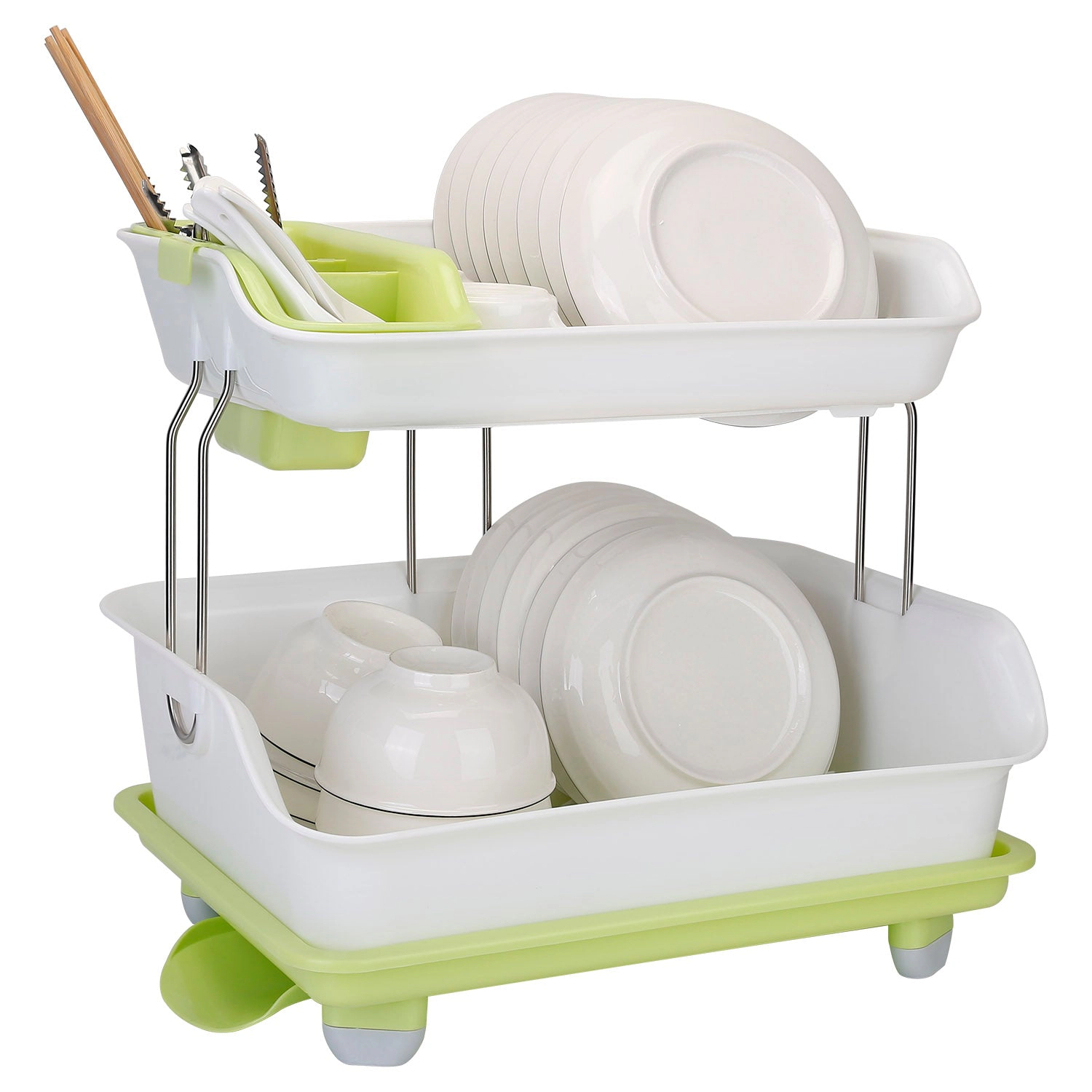 NEW Home Unisex 2-Tier Dish Drying Rack