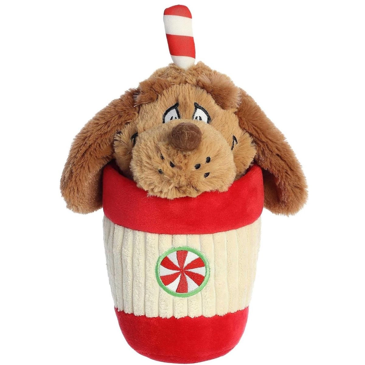 Aurora Dr. Seuss The Grinch Max Peppermint Cup 9-Inch Stuffed Animal Plush
