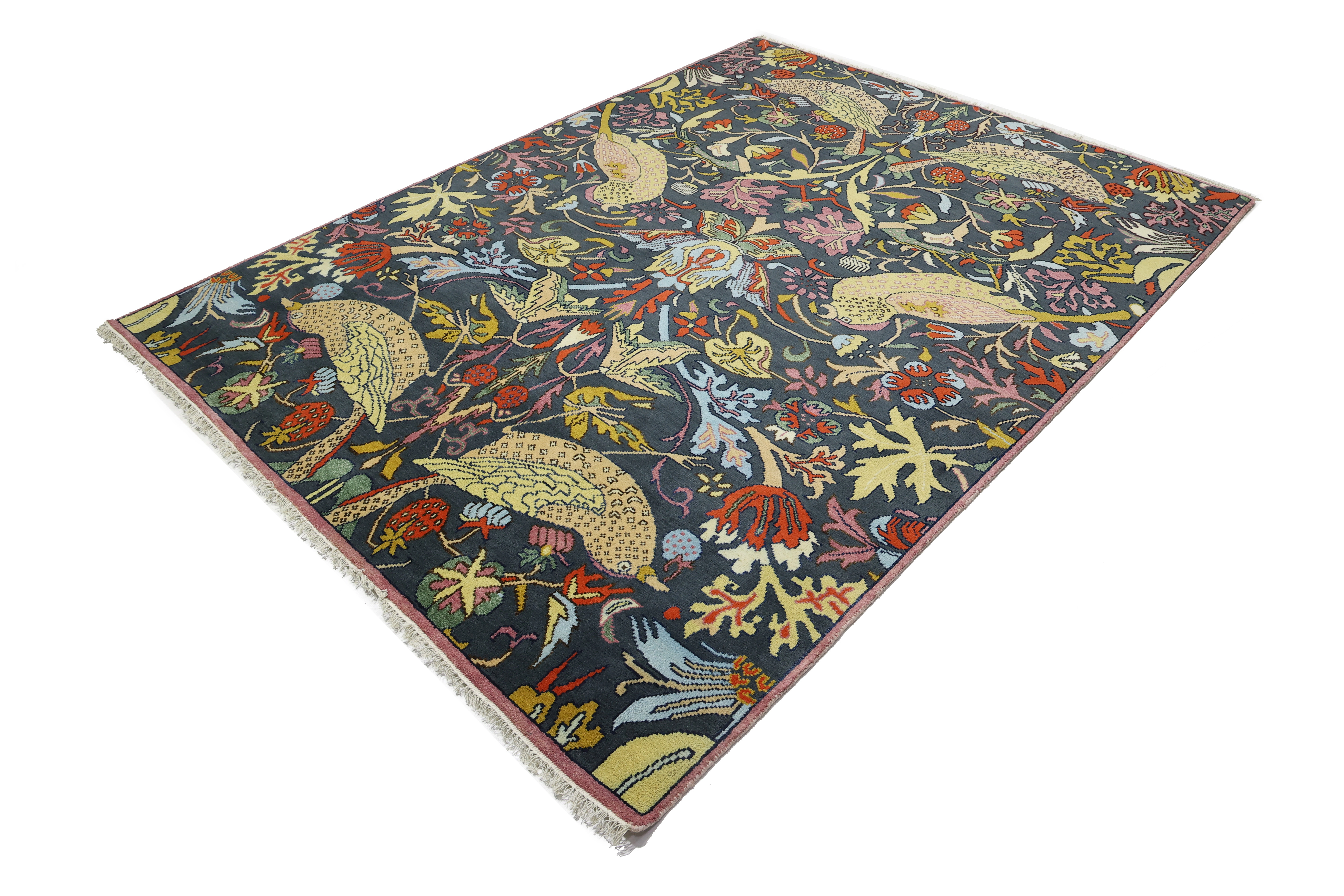 Magic Rugs Dark Gray Pictorial Tribal 8'8X11'5 Chobi Oriental Rug