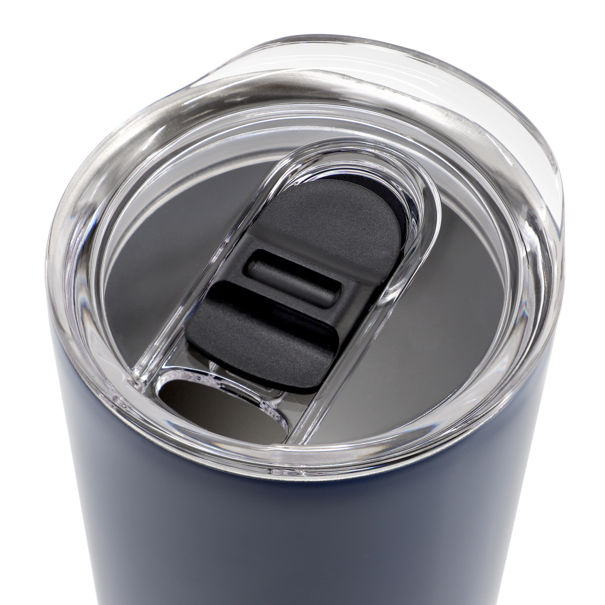 Mr. Coffee Java Quest 4 Piece 23 oz Stainless Steel Tumbler Set with Lids and Straws in Blue