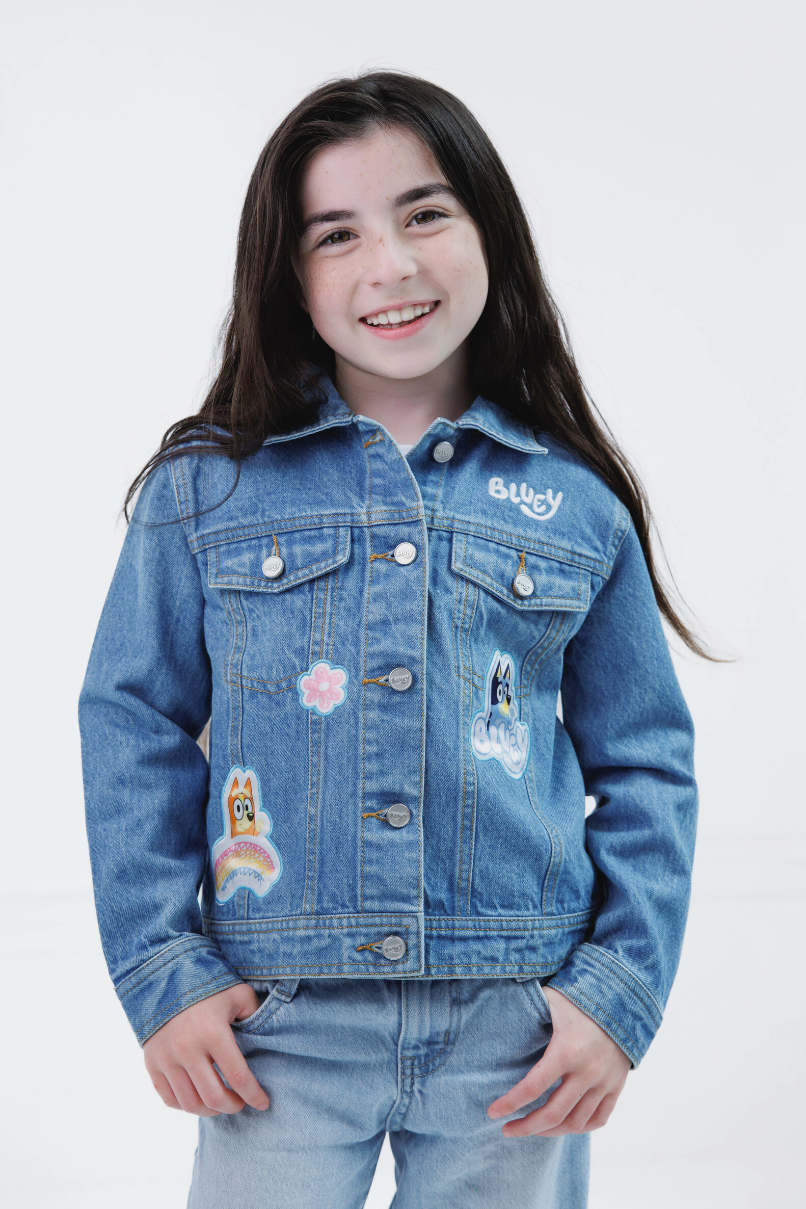 Bluey Girls' Denim Jacket