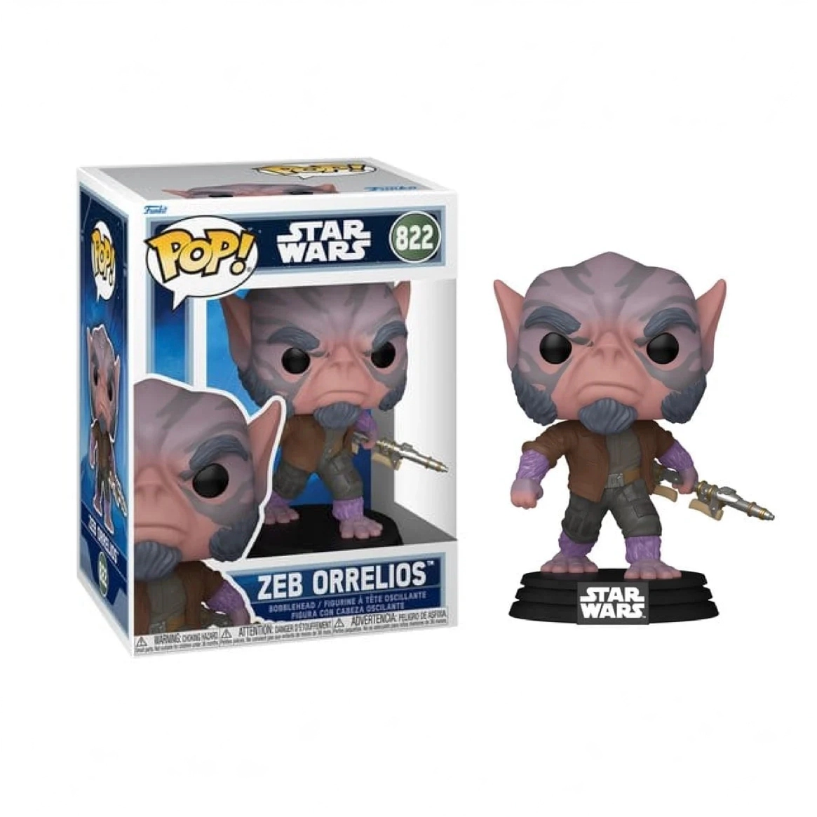 Funko Pop! Star Wars, The Mandalorian: Zeb Orrelios #822