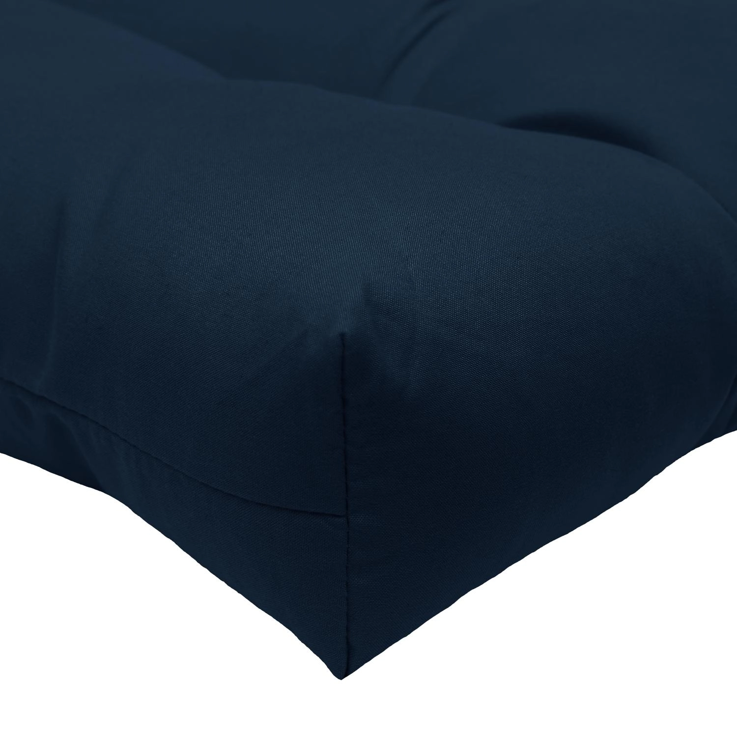 Habitat Tufted Ultra Soft Comfortable Chair Pad Pack of 2 Each 15" X 15" Navy