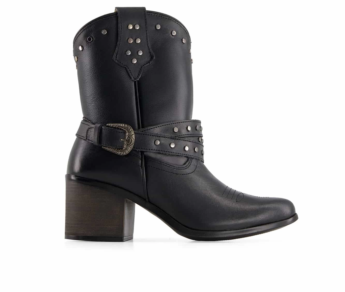 Forastero Womens Leather Western Booties