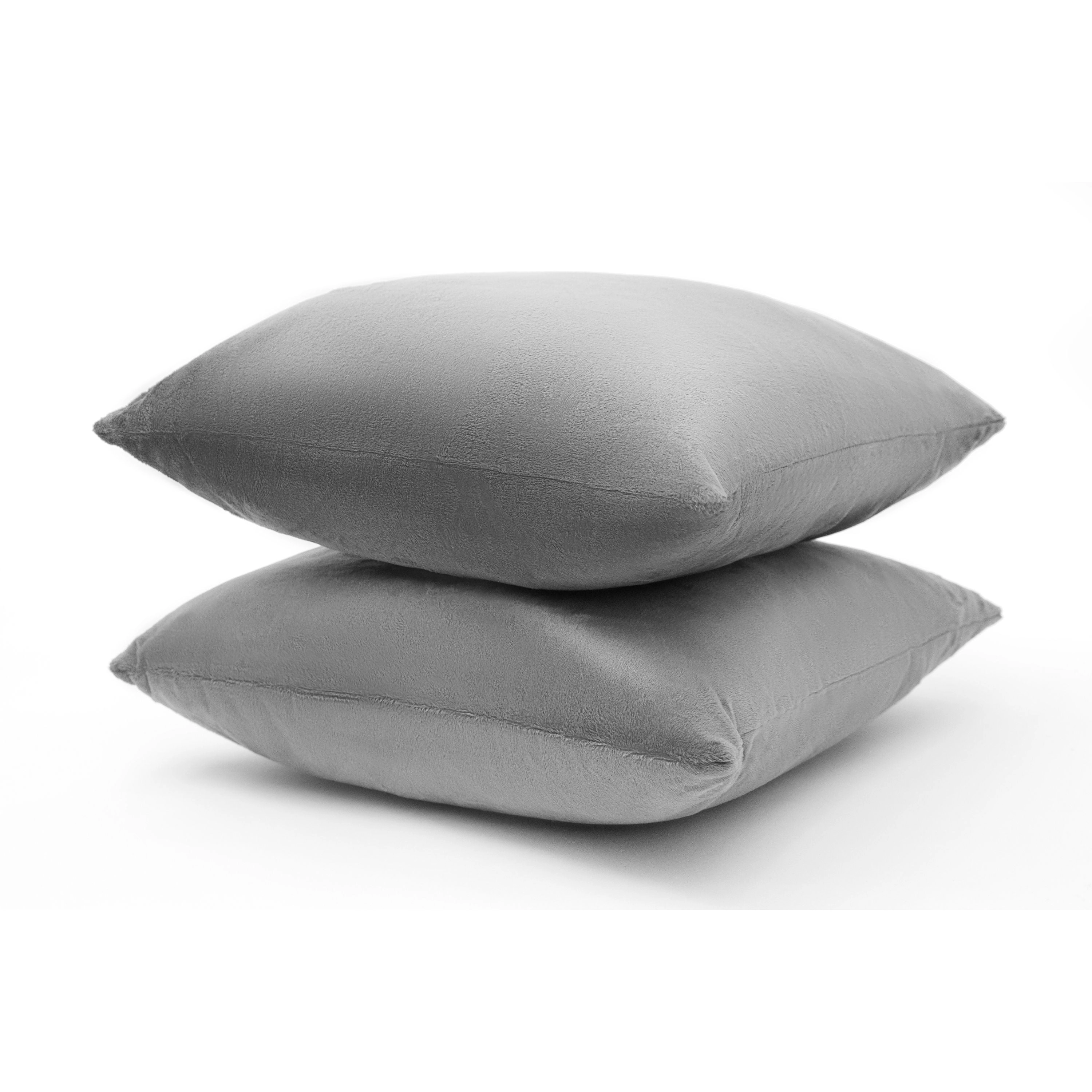 Cheer Collection Velour Accent Throw Pillow, 26 x in, Set of 2