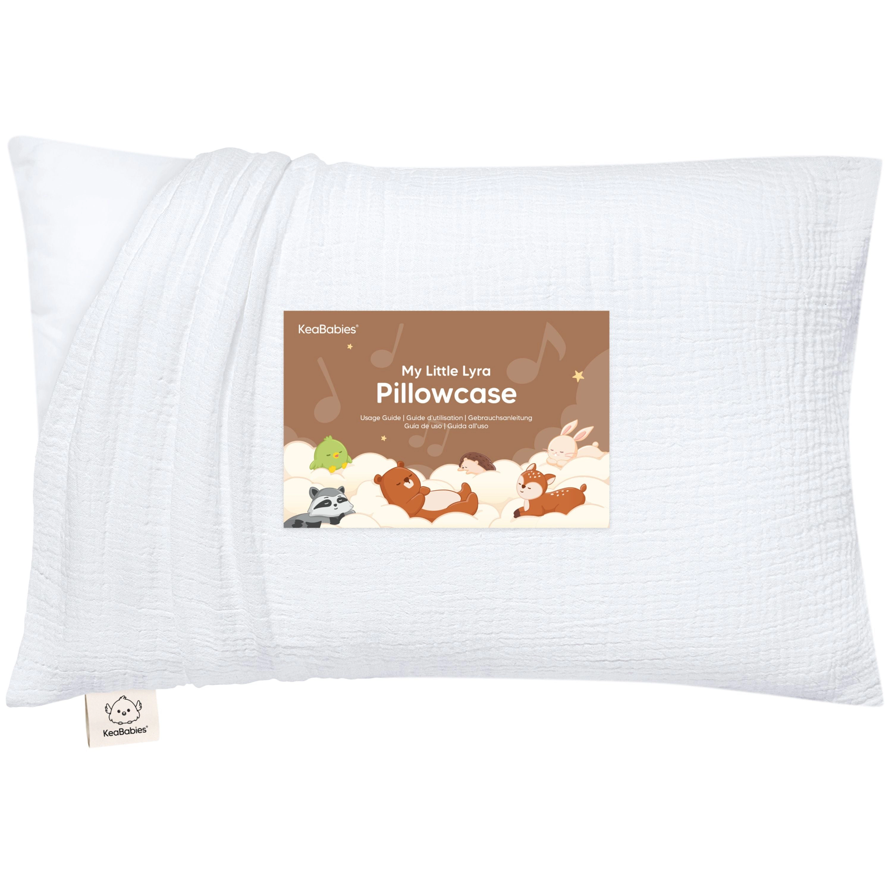 KeaBabies 1-Pack My Little Lyra Muslin Pillowcase