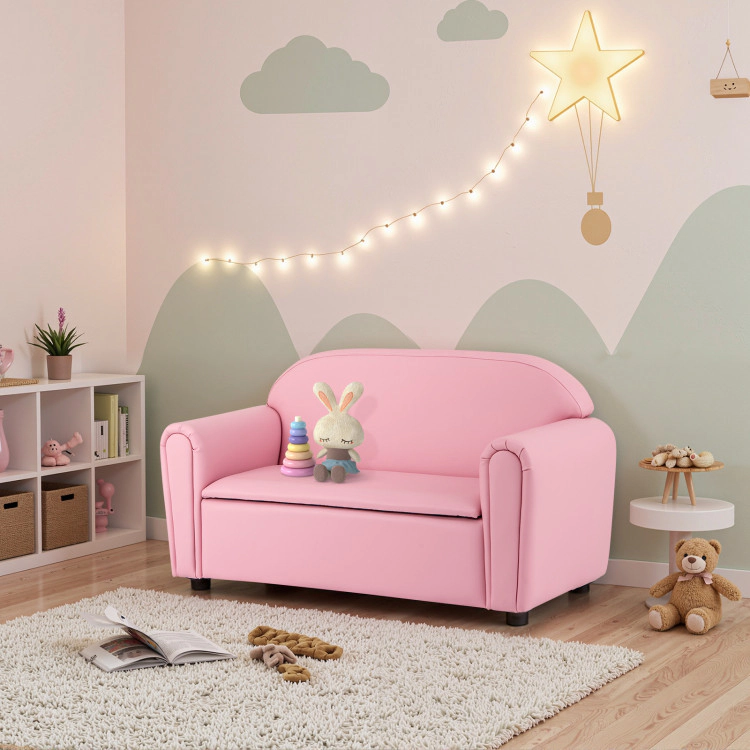 Hivvago Kids Sofa Armrest Chair With Storage Function