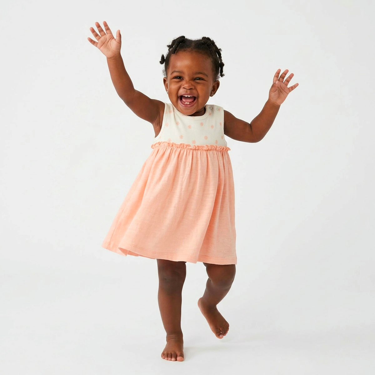 Rockets of Awesome Ruffle Tank Top For Baby Girl