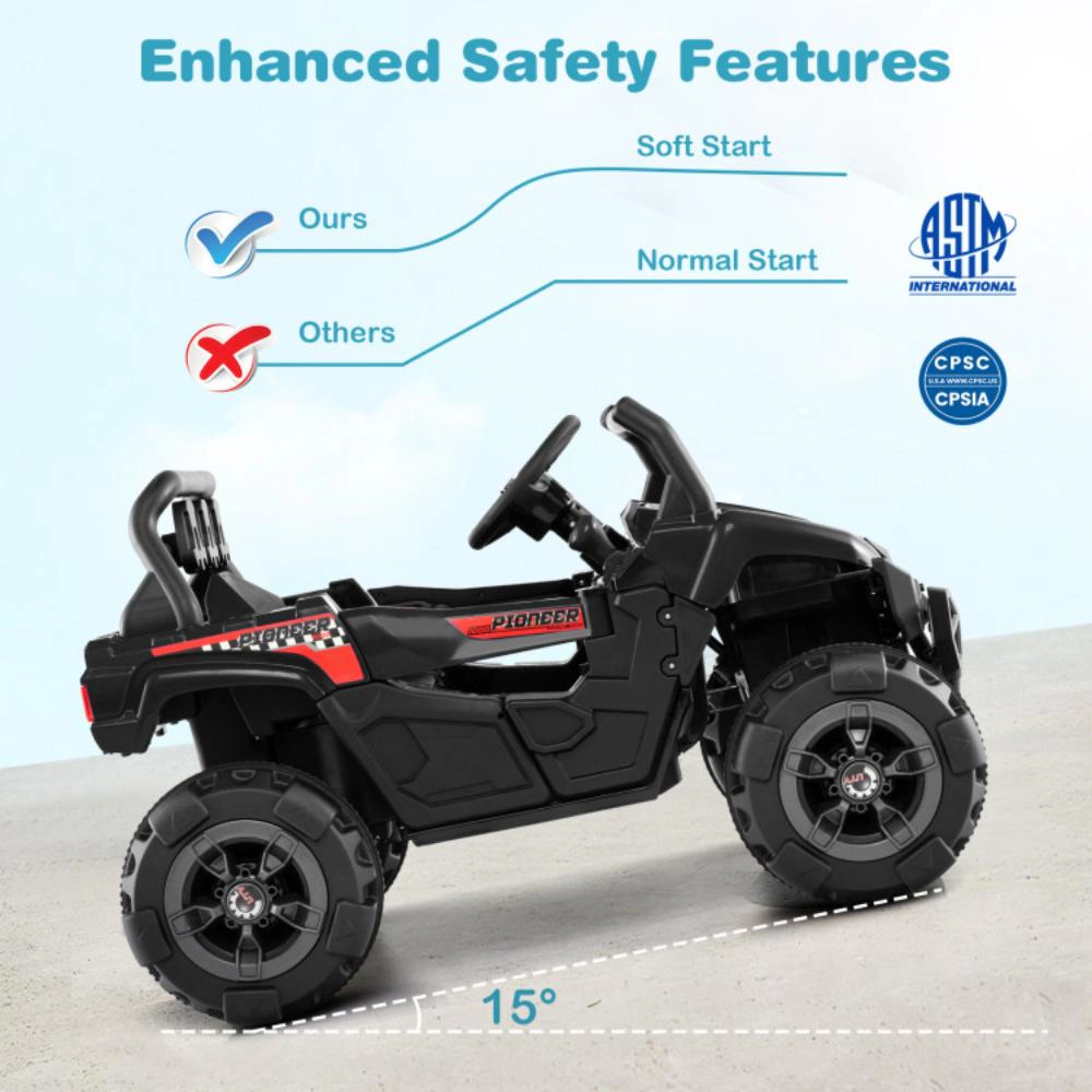 Hivvago 12V Battery Powered Electric Vehicle with Remote Control and 3 Speeds