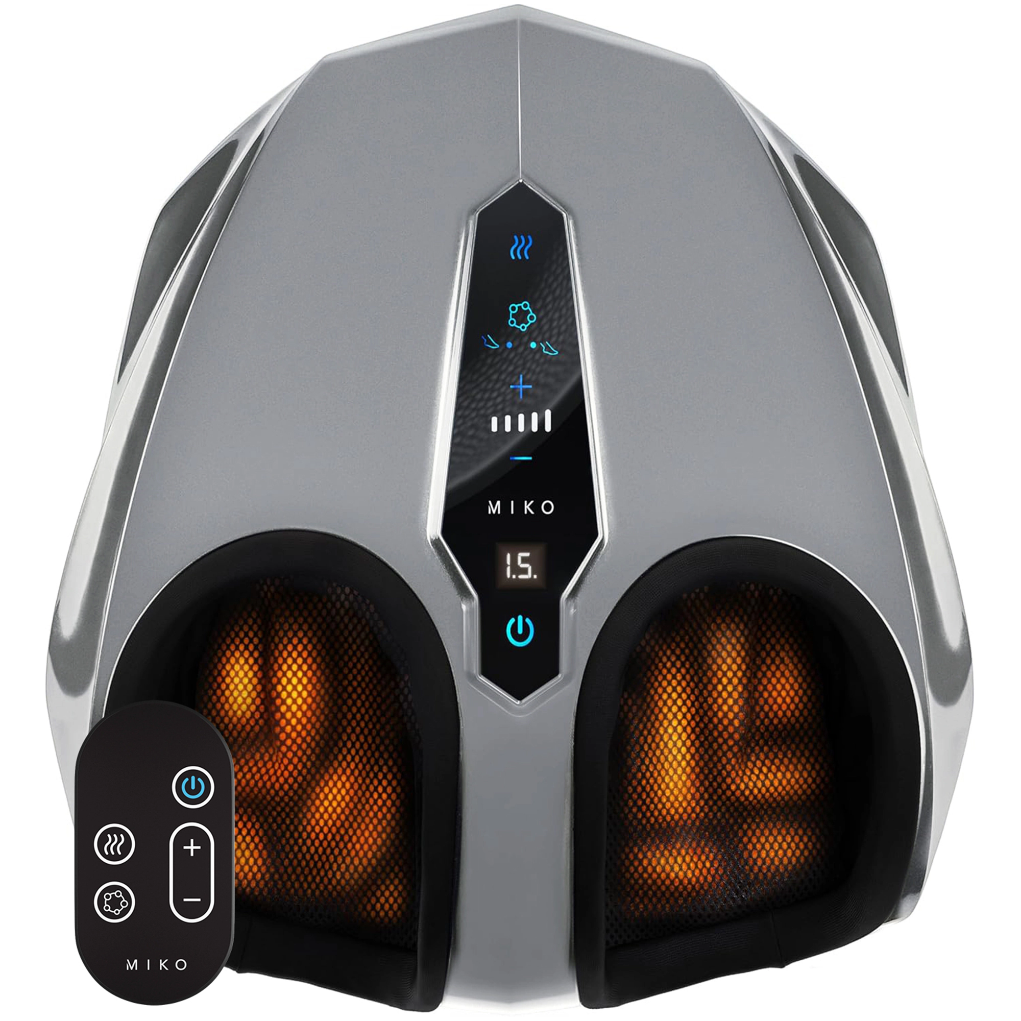 Miko Shiatsu Foot Massager Machine with Kneading and Switchable Heat