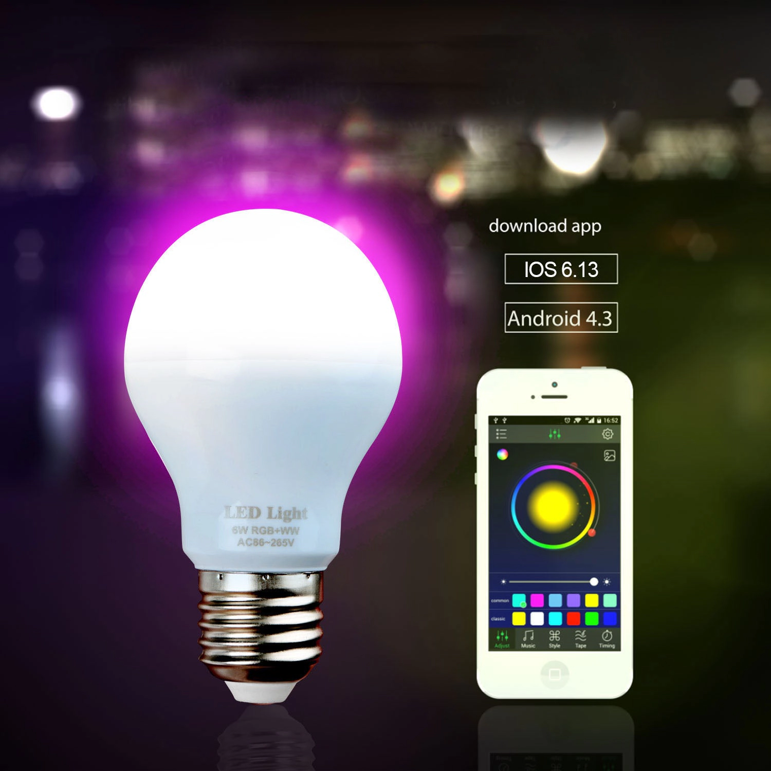 GBruno Smart LED Light Bulb