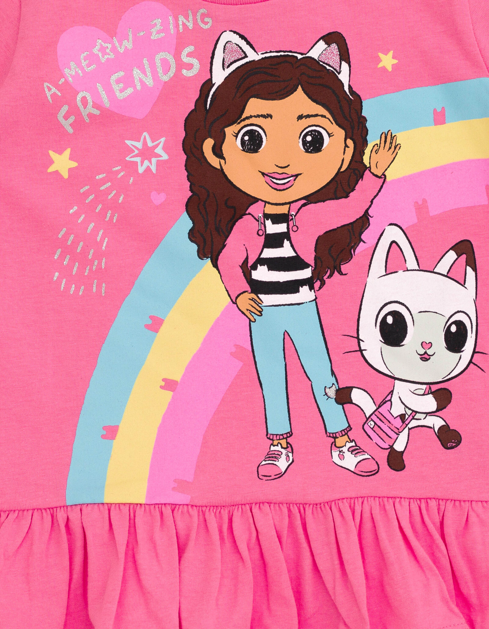 Dreamworks Gabby's Dollhouse Girls' 2-Piece T-Shirt and Leggings Set