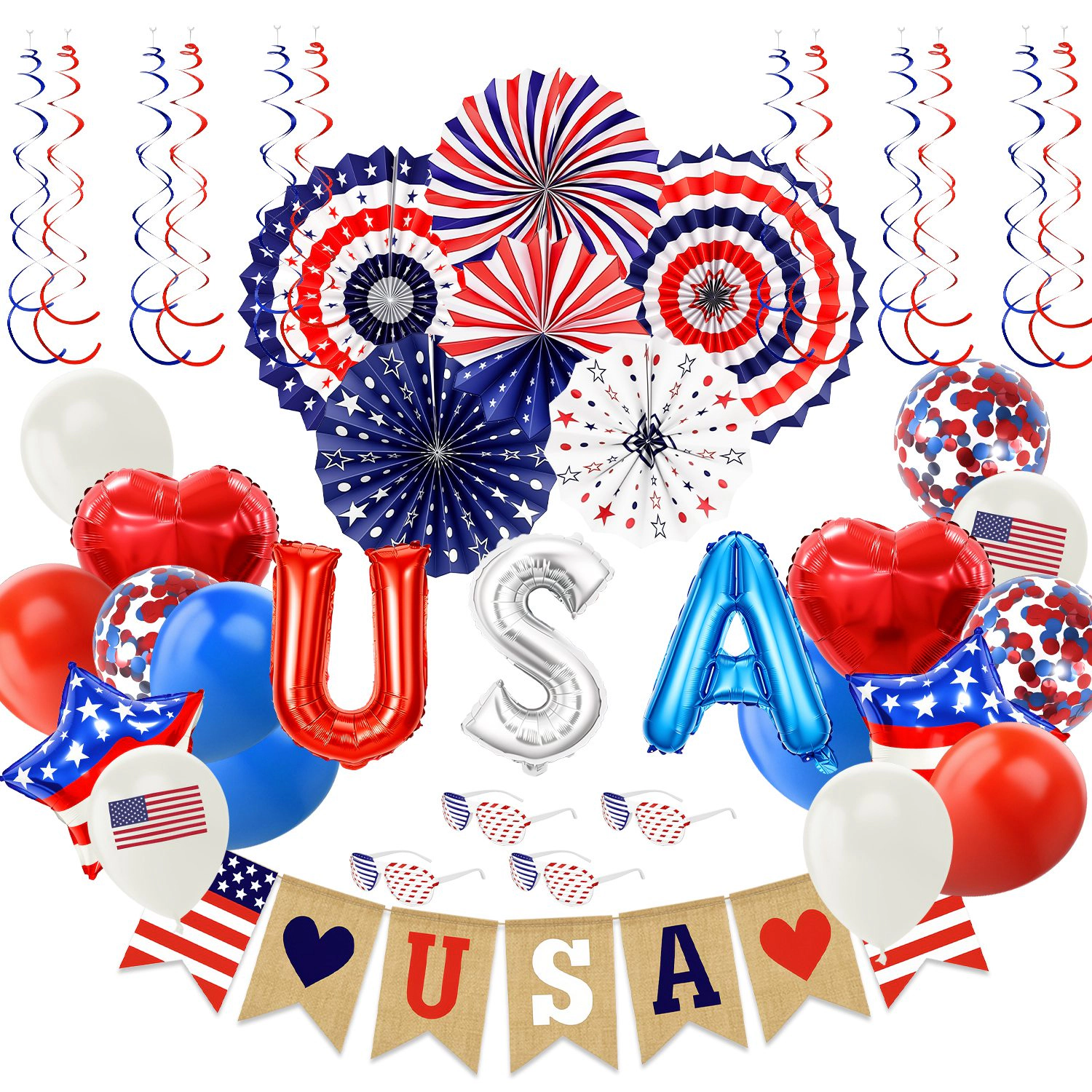 GBruno Patriotic 4th Of July Decoration Set