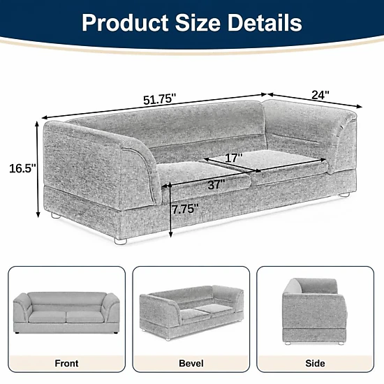 GOODSILO Supportive Foam Pet Bed Orthopedic Sleeping Cushion