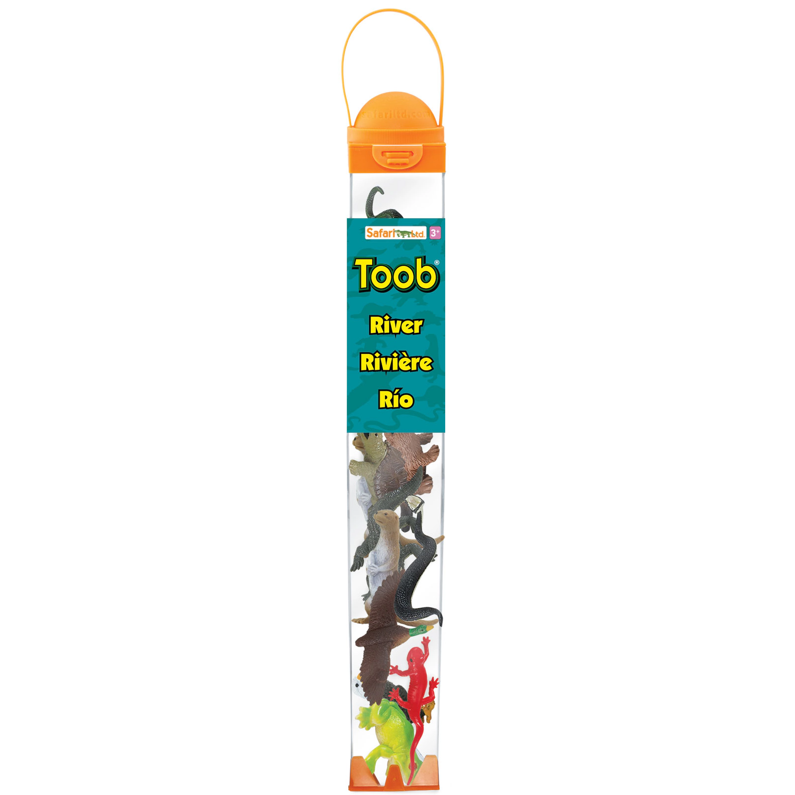 Safari Ltd. - River Animals TOOB - contains 10 Mini Figurines