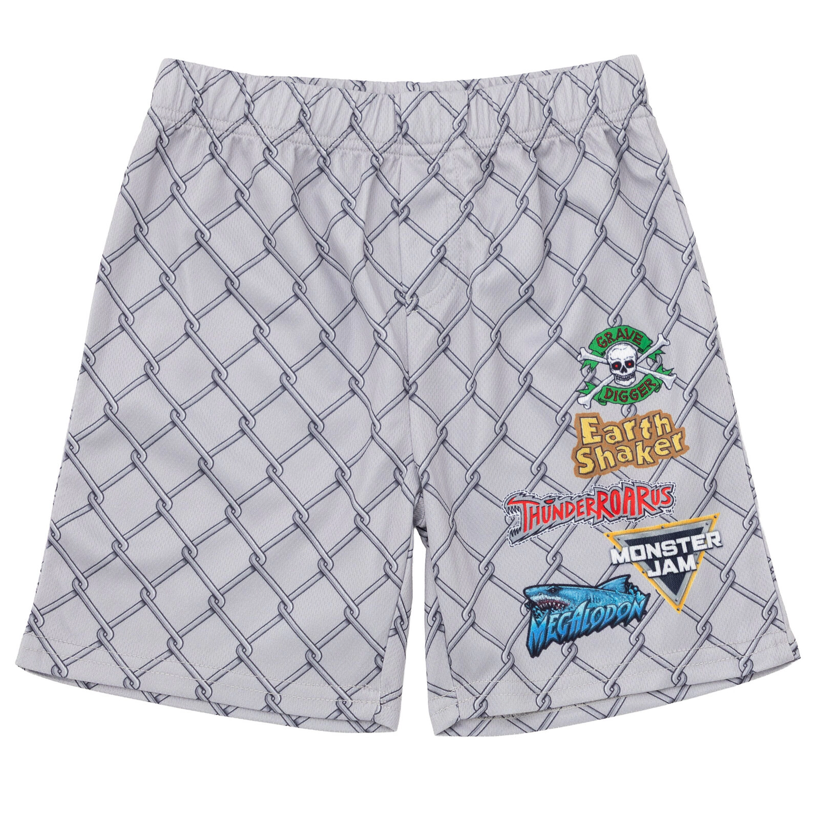Monster Jam Boys' Athletic 2-Piece Baseball Jersey and Shorts Set