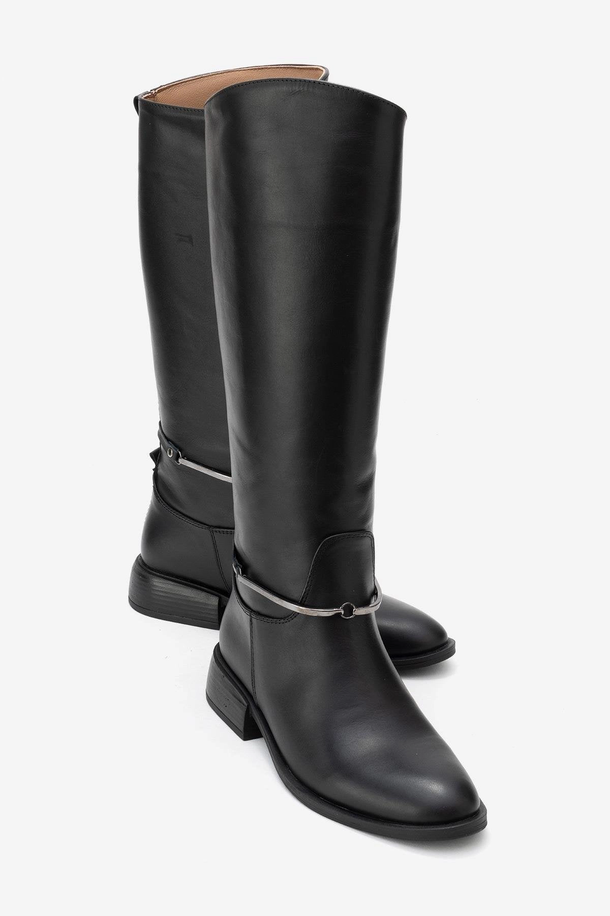 Forever & Always Womens Ansel Leather Riding Boot