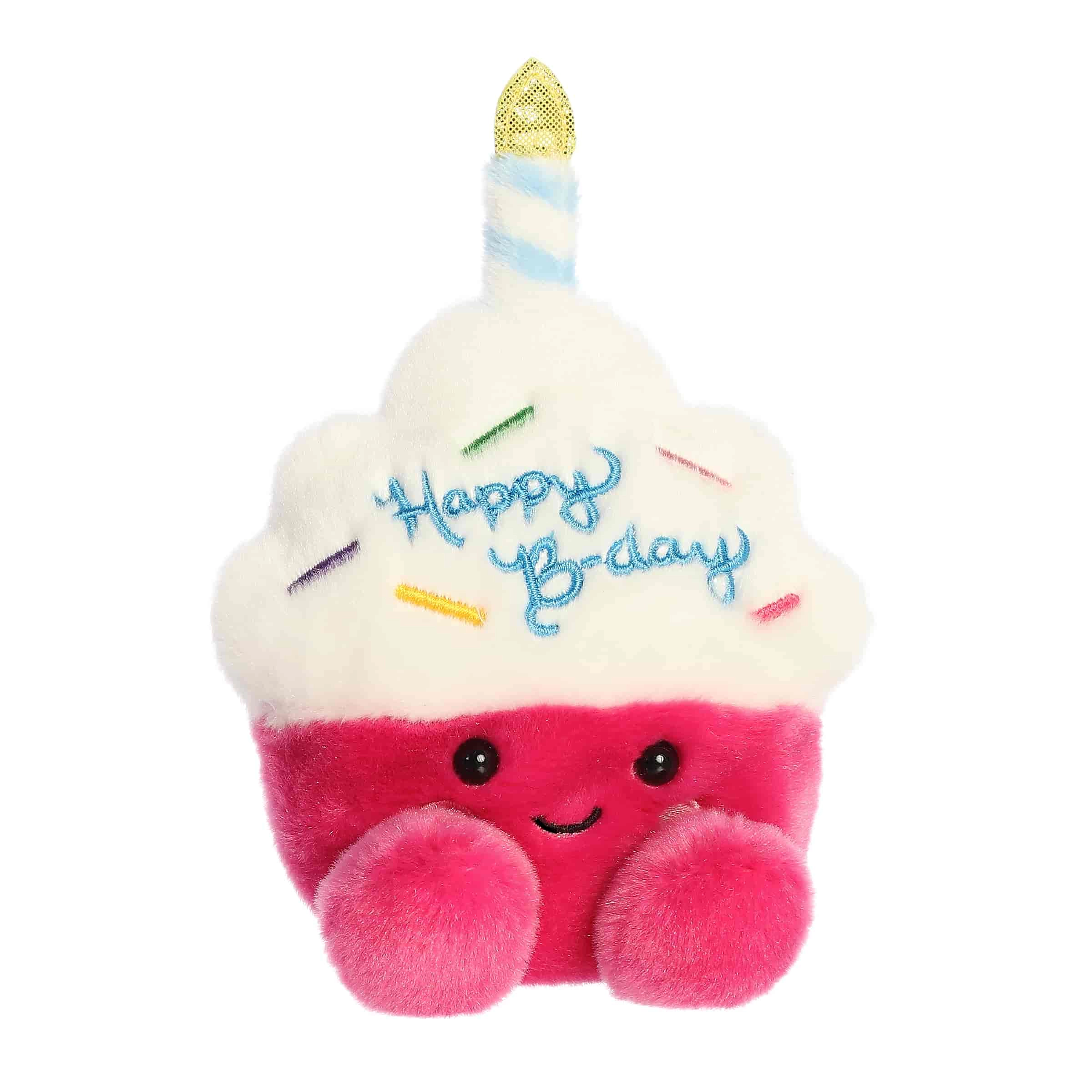 Aurora Palm Pals Sparkle Birthday Cupcake 5-Inch Stuffed Animal Plush