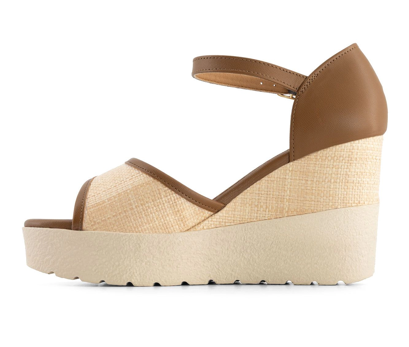Andrea Womens Wedge And Platform Ankle Strap Sandals