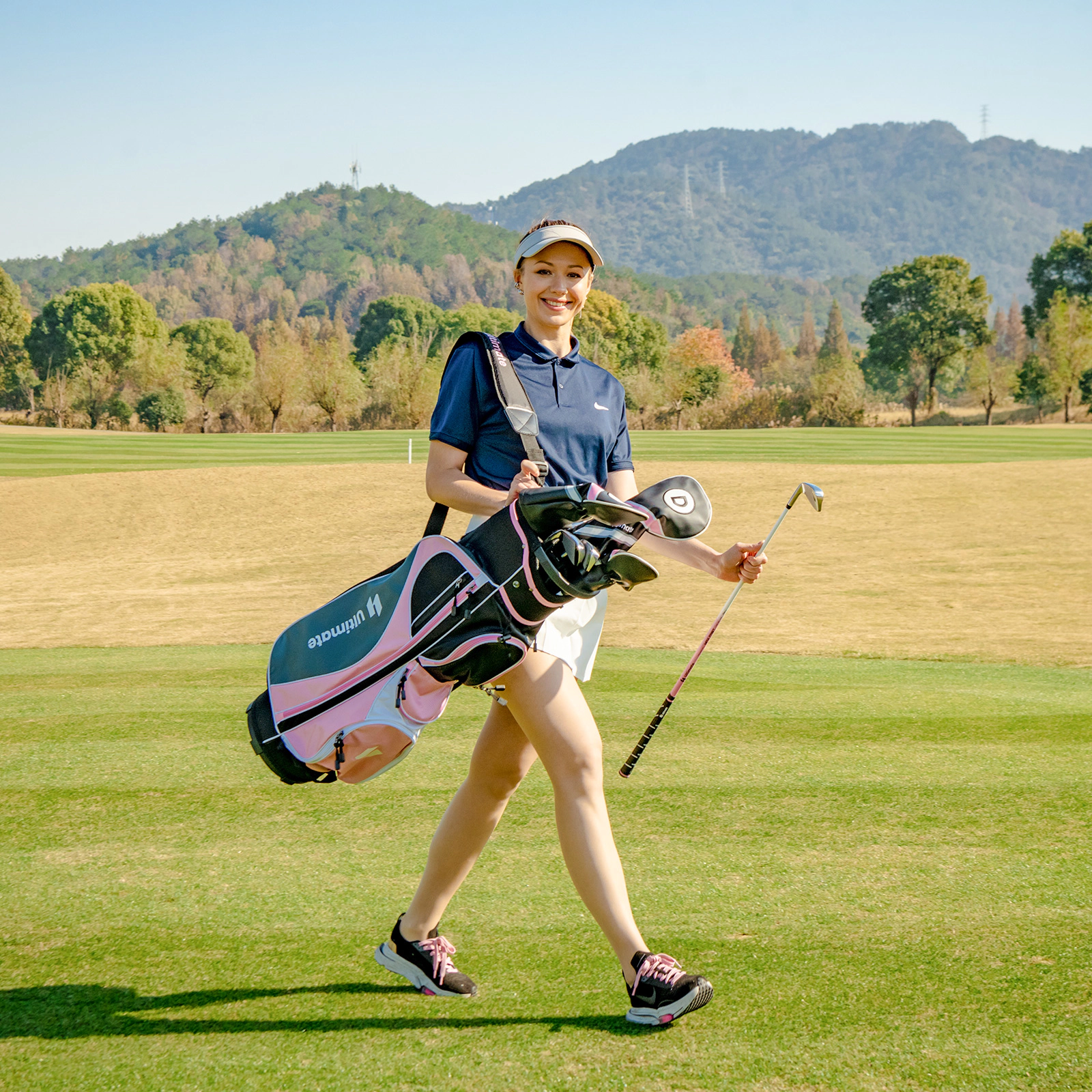 LJG Women's Complete Golf Club Set Right Hand with Rain Hood