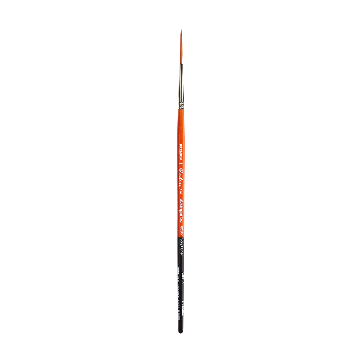 KINGART Radiant 6050 Script Liner Golden Synthetic Brush - Short Handle