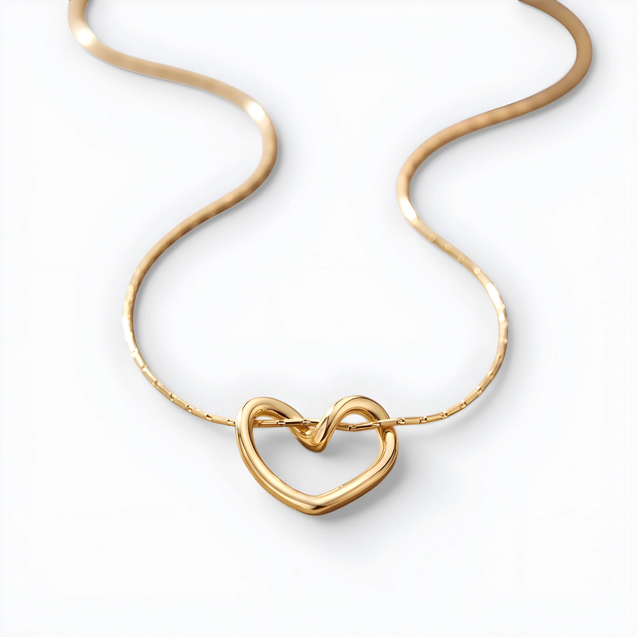 Mint & Lily Women's Open Heart Necklace