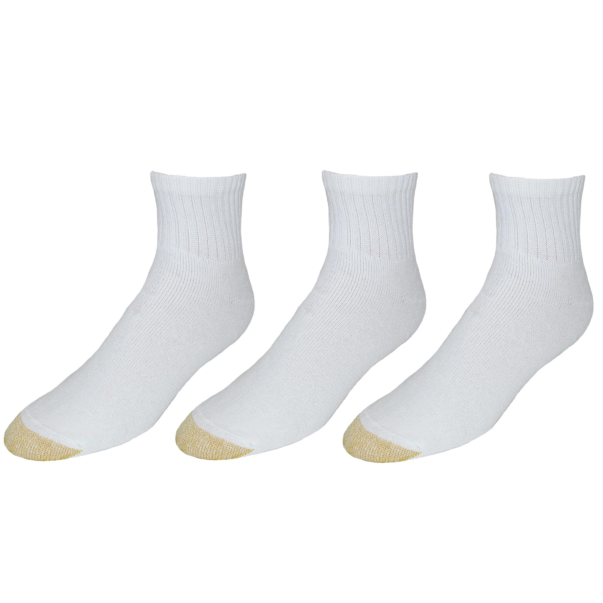 Gold Toe Women's Extended Size Quarter Socks (3 Pair Pack)