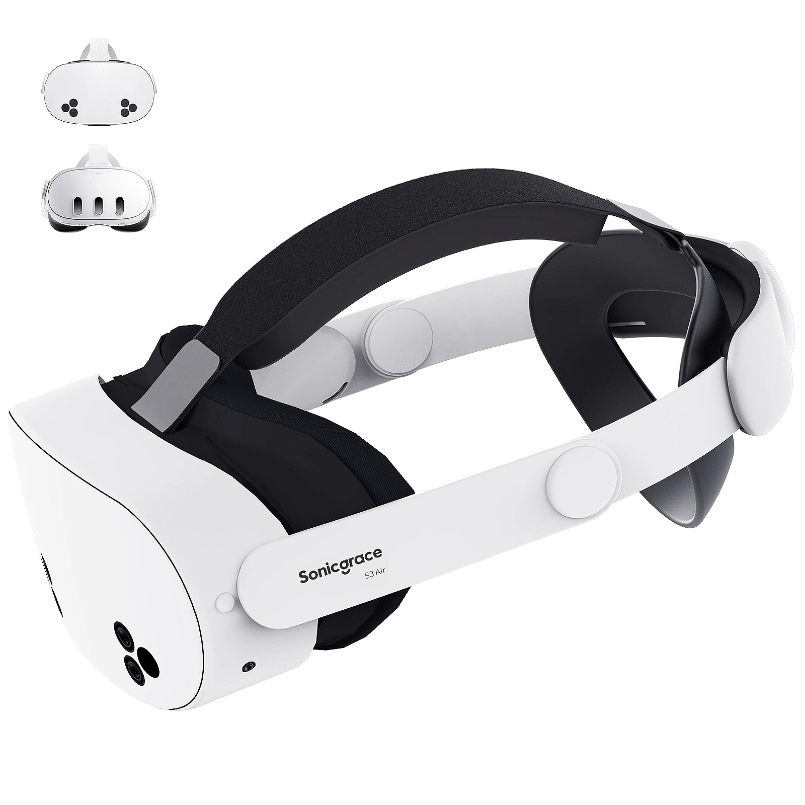 Sonicgrace S3 Air Comfort Head Strap for Meta Quest 3 3S