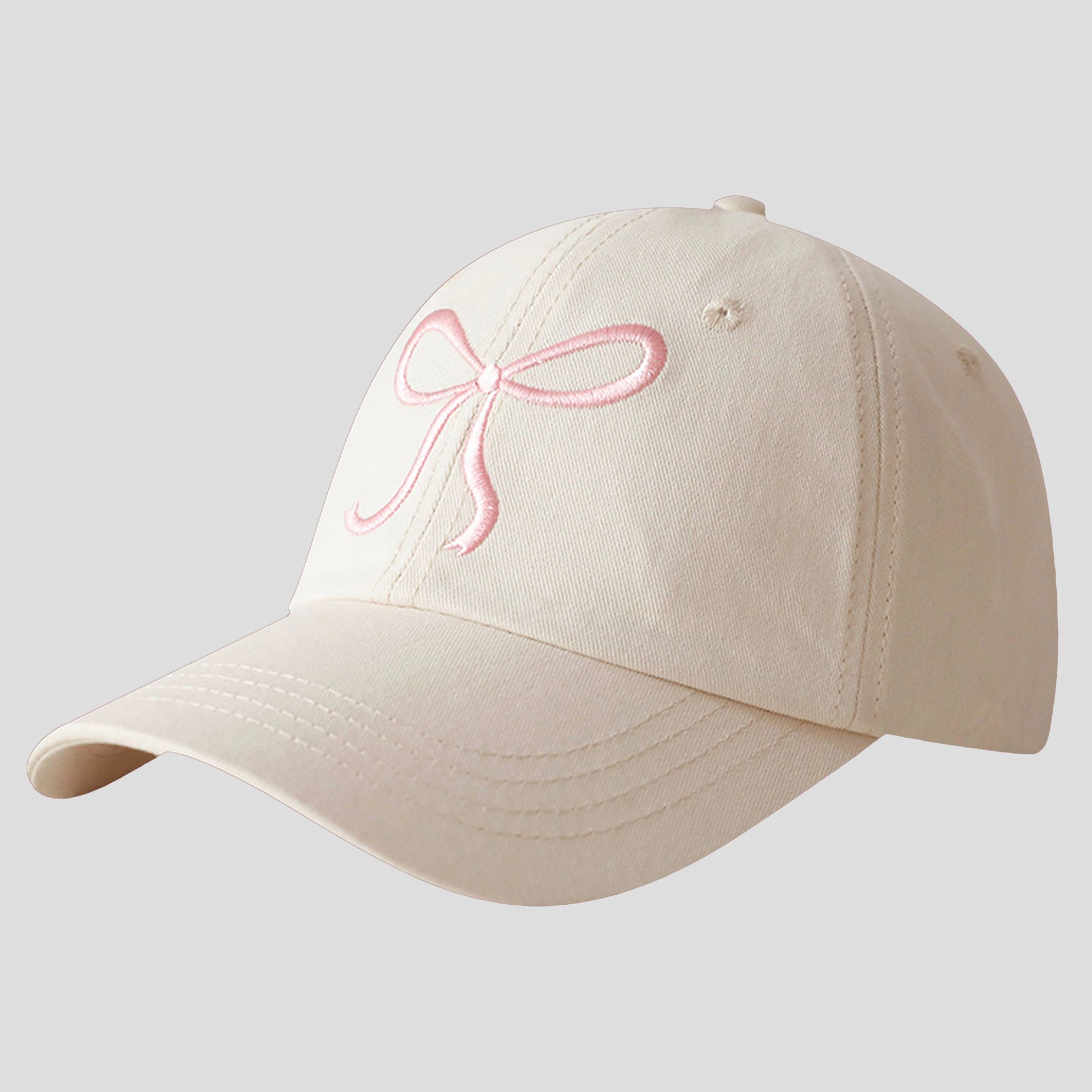 Anna-Kaci Women's Baseball Cap with Bow Embroidery