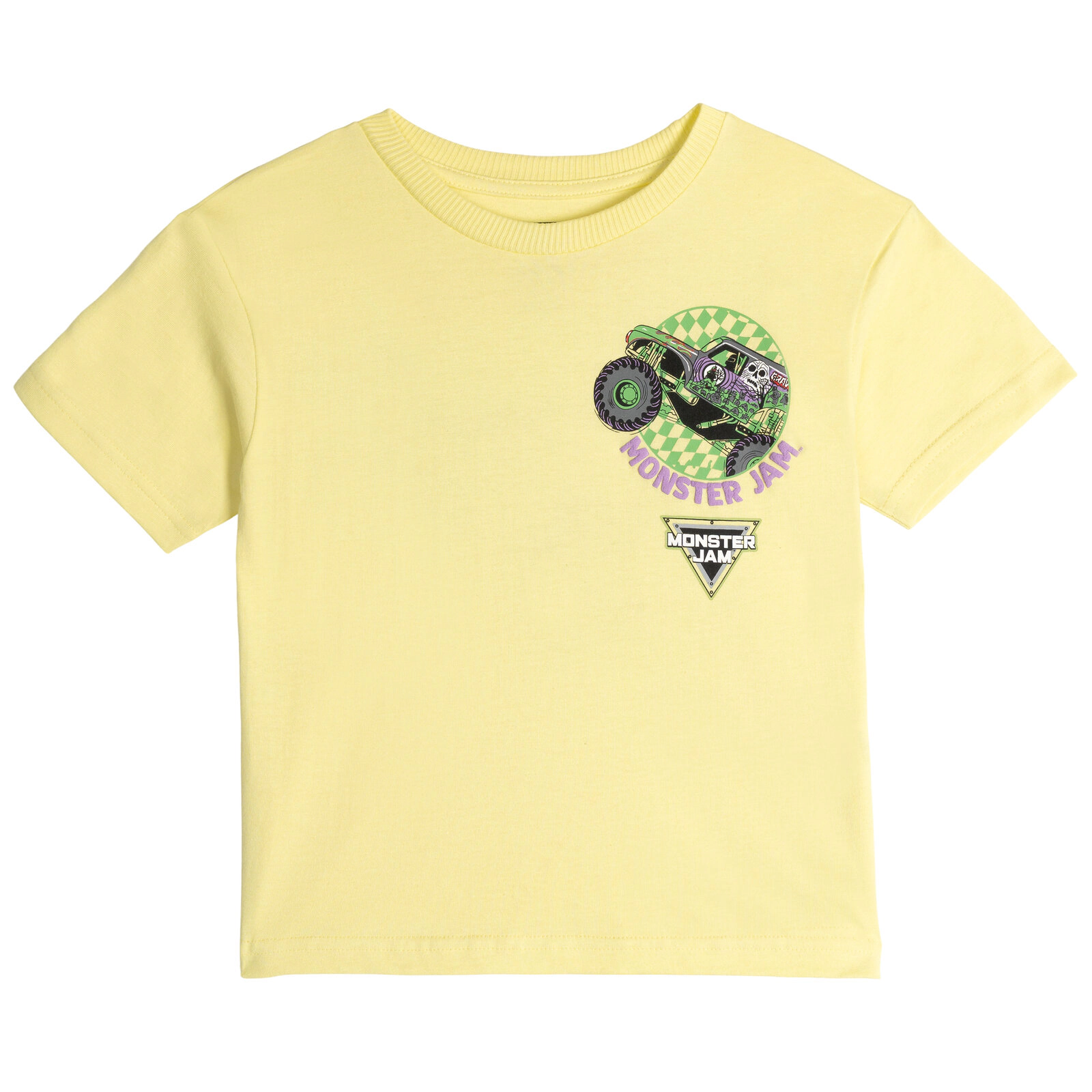 Monster Jam Grave Digger Boys' 2-Piece T-Shirt and Shorts Set