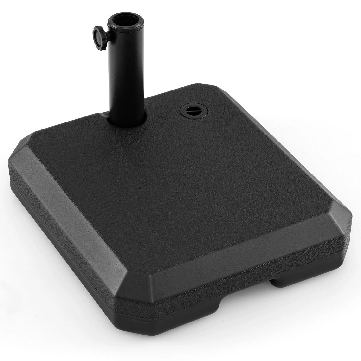 Slickblue Compact Half Umbrella Base 17.5 Inch Fillable Water Sand Weighted Patio Corner Stand