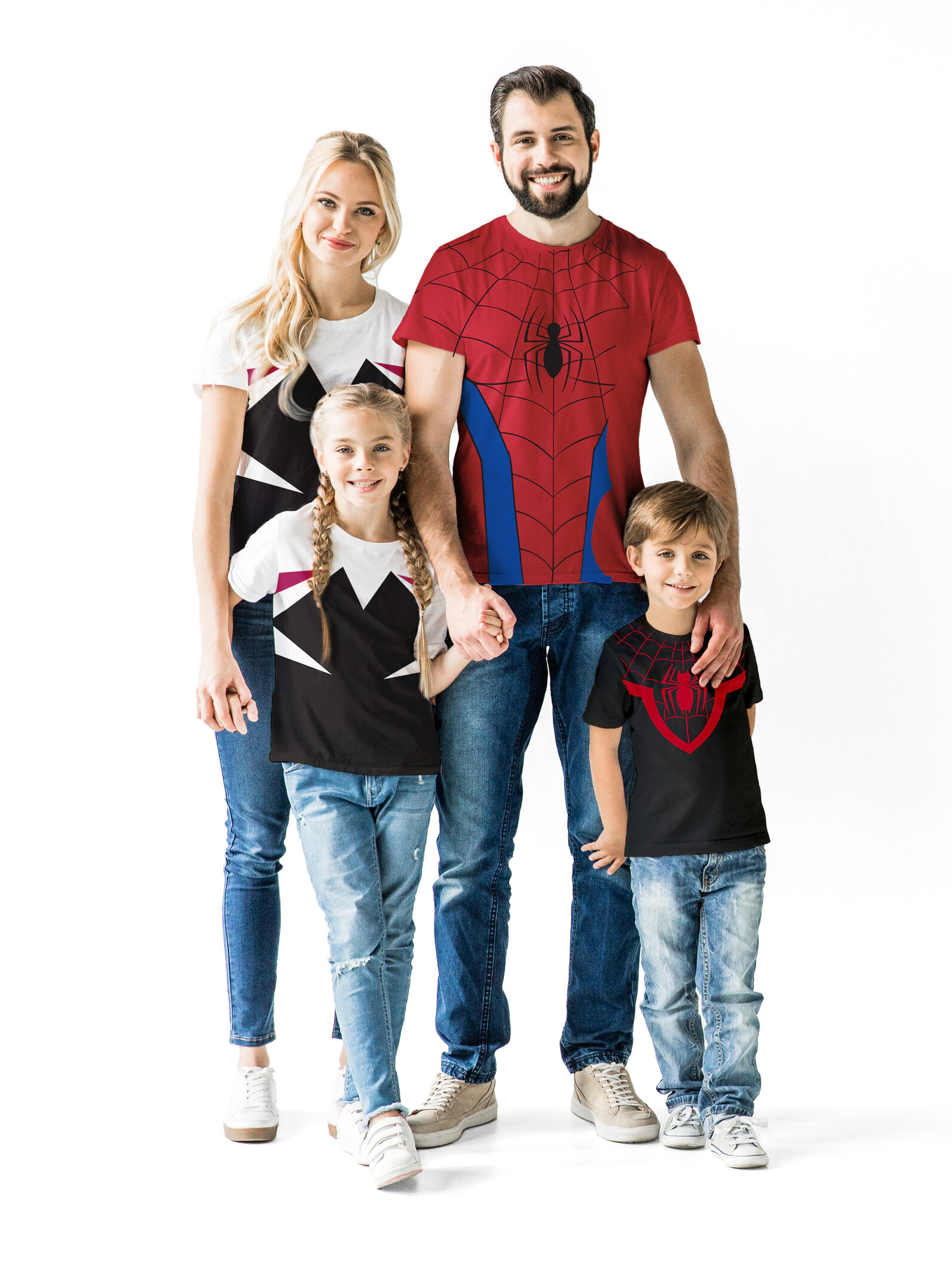 Marvel Matching Family Cosplay Short Sleeve T-Shirt