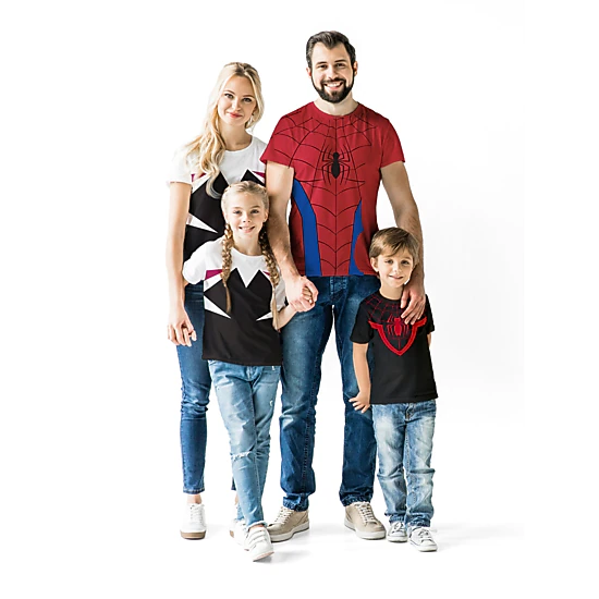 Marvel Matching Family Cosplay Short Sleeve T-Shirt