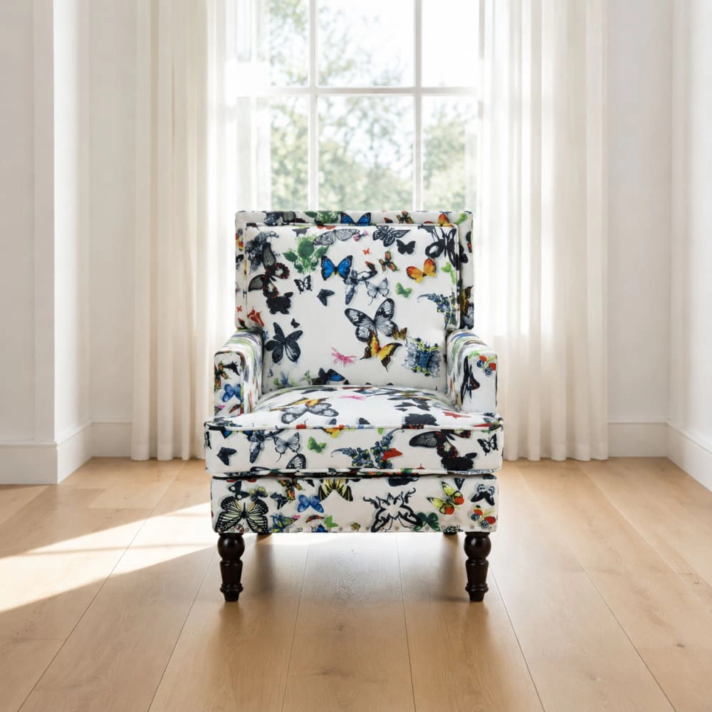 GOODSILO Versatile Upholstered Cotton Accent Chair