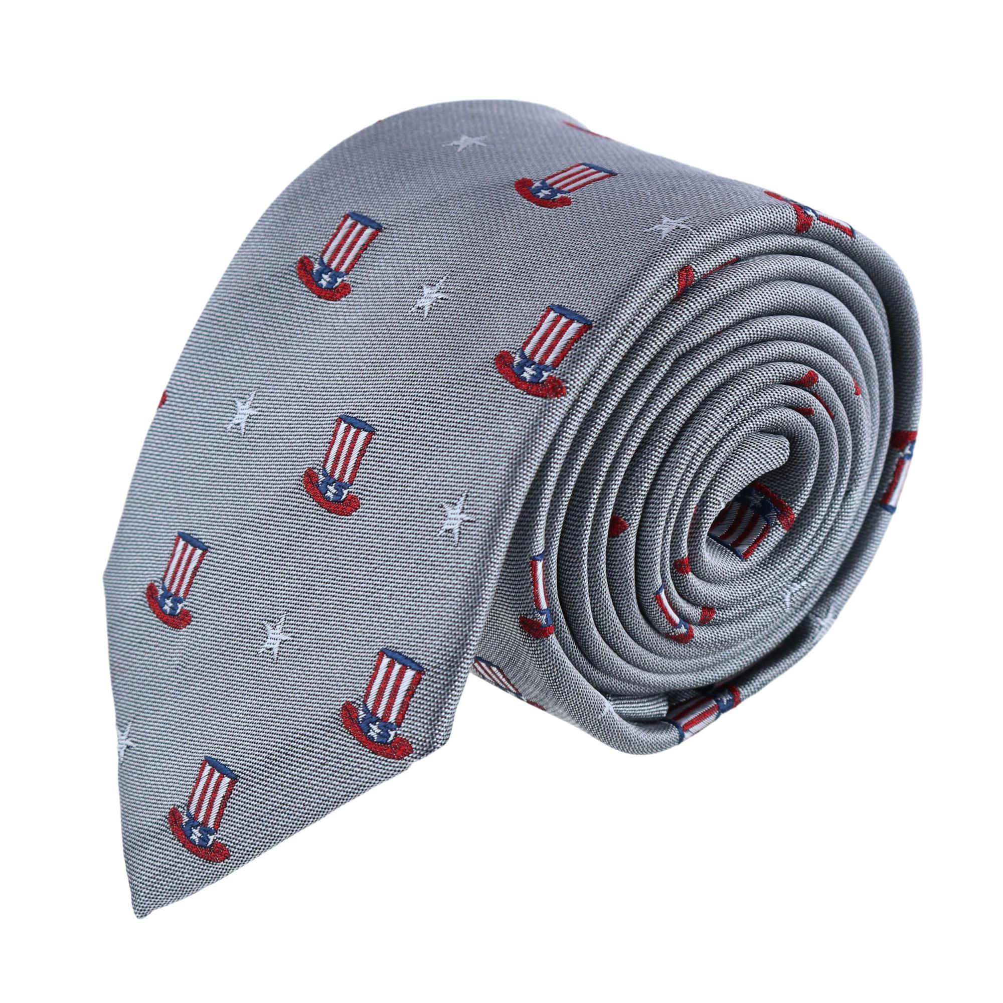 Trafalgar Uncle Sam Pride Silk Novelty Necktie