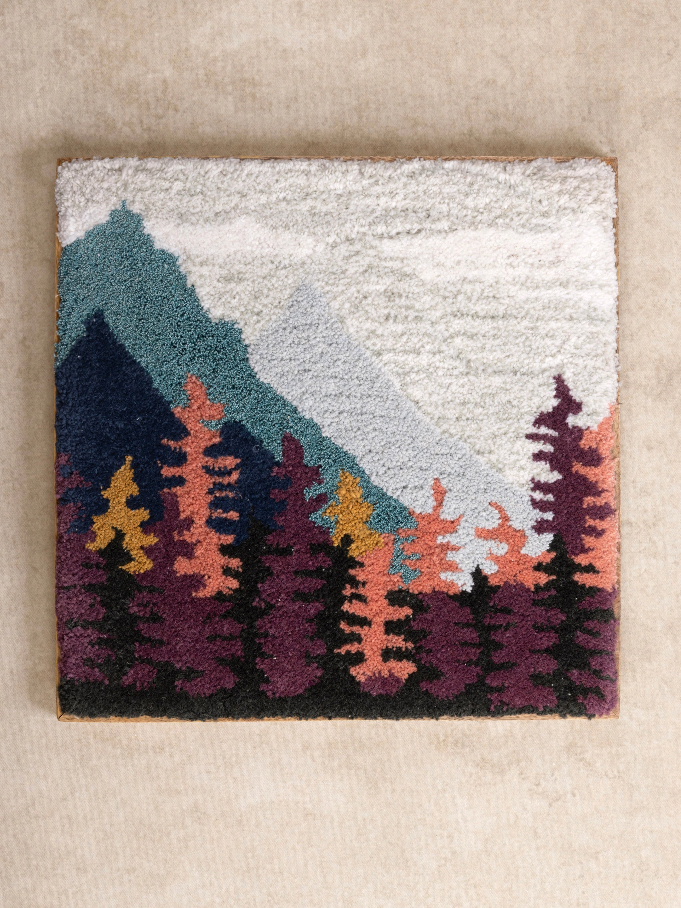 GAURI KOHLI Jhansi Tufted Wall Art 18"x18"