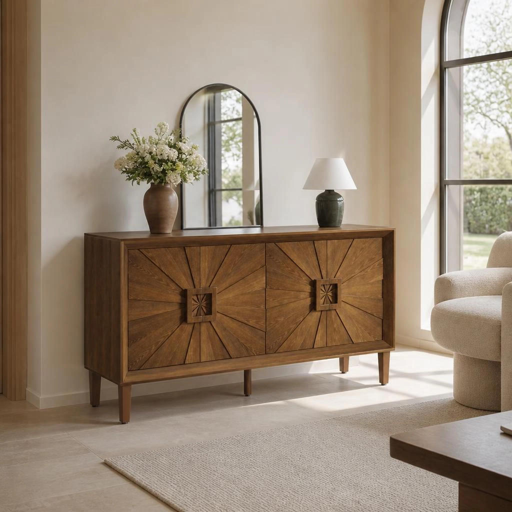 GOODSILO Freestanding Multi-Compartment Floor Storage Cabinet