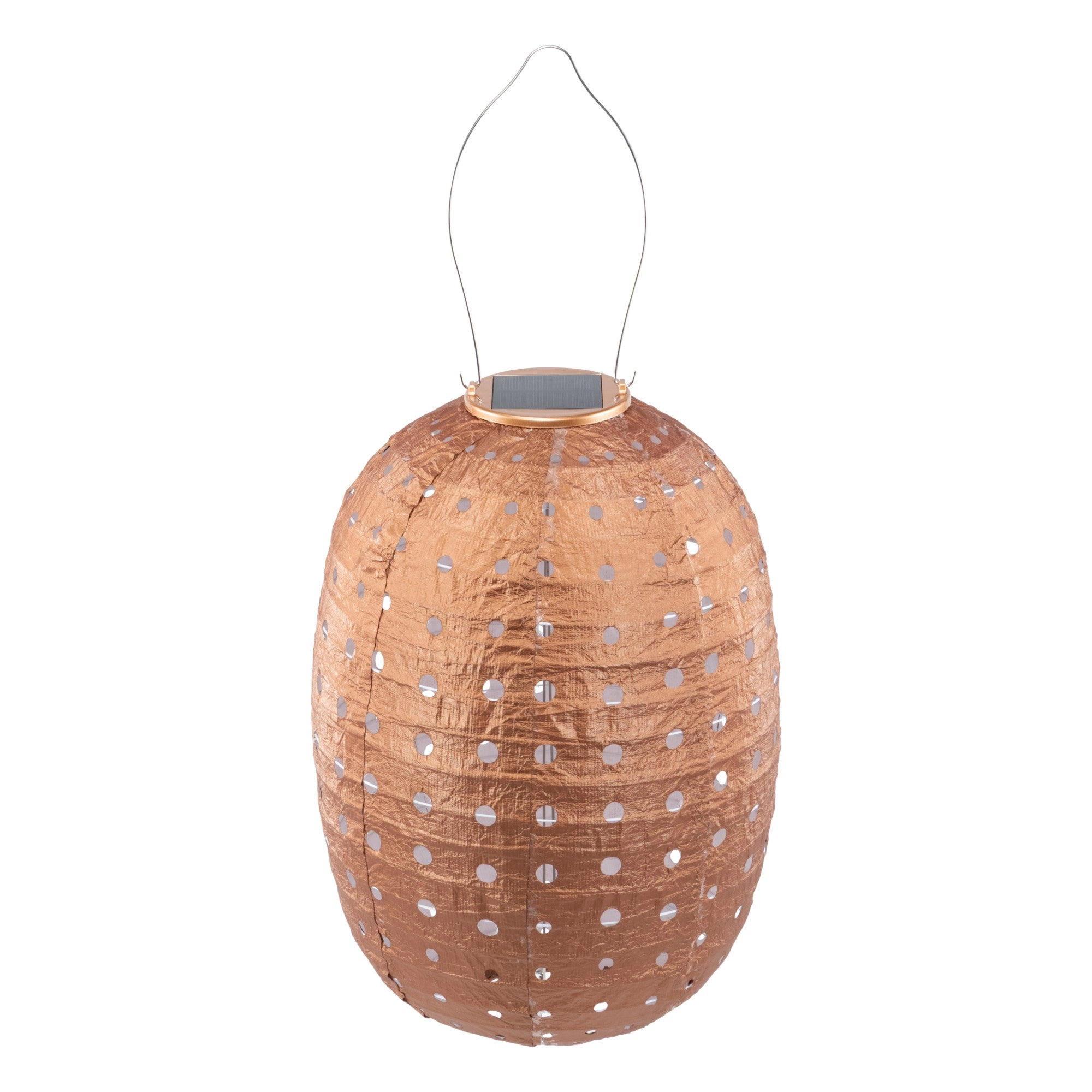 Allsop Home & Garden Soji Stella Barrel Swiss Dot 14 Solar Lantern