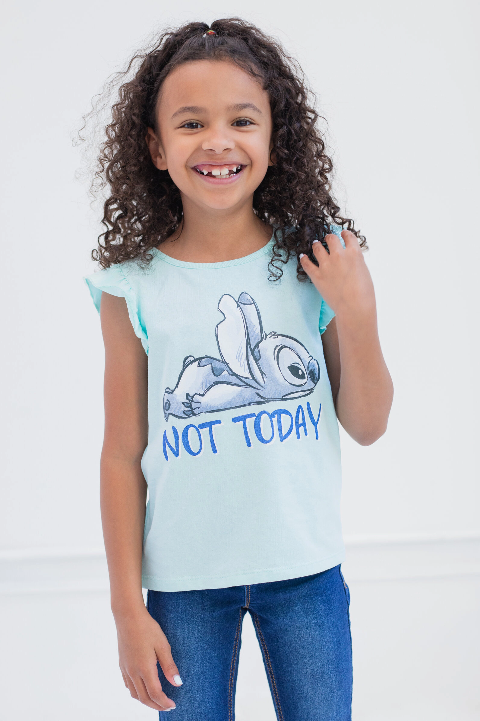 Disney Lilo & Stitch Girls' 3-Pack Tees