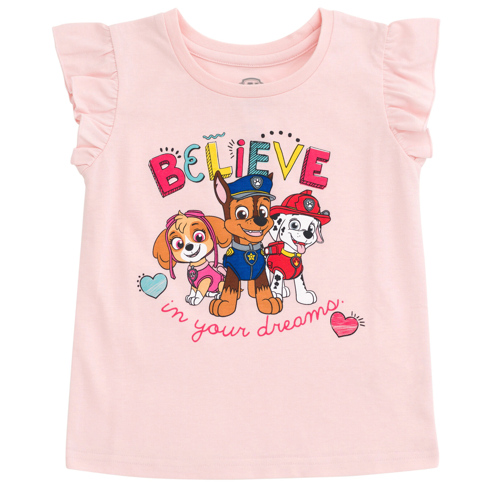 Paw Patrol Girls' T-Shirt and Skirt Set