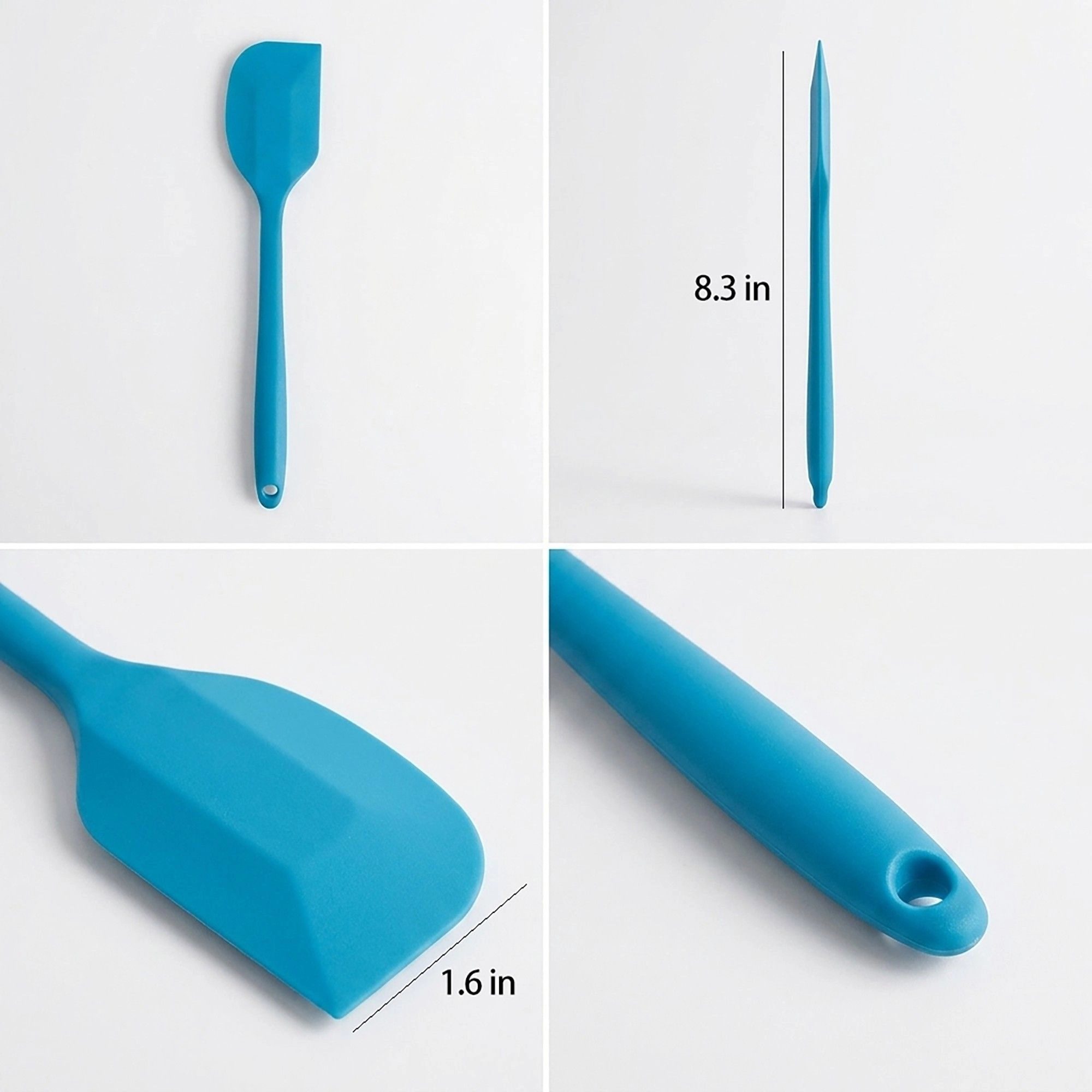Alilang Women 3-Piece Silicone Spatula Set with Handles, Flexible and Durable Kitchen Tools for Cooking Baking