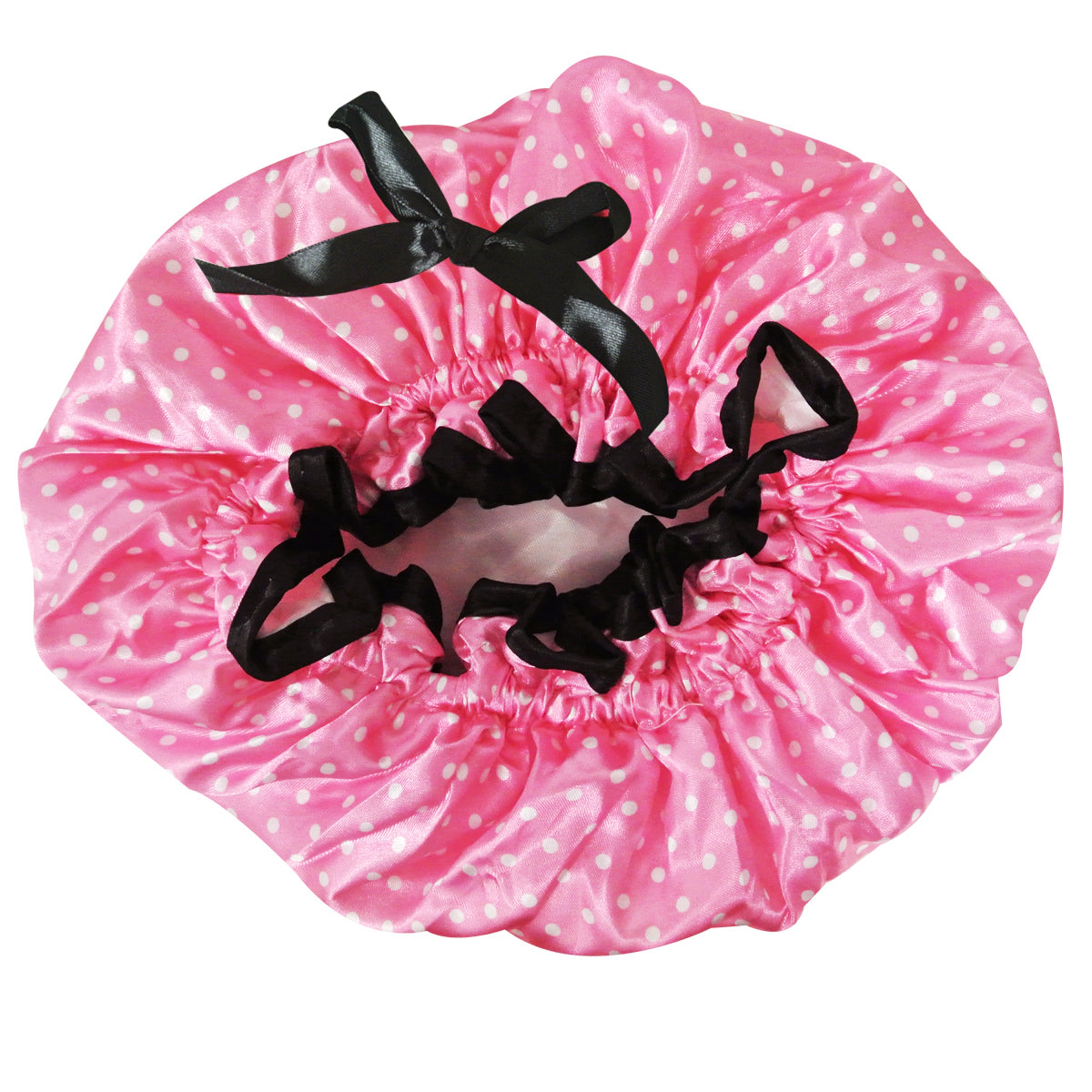 Wrapables Women's Stylish Satin Shower Cap