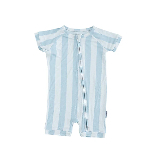 Charlie Lou Baby Unisex Cotton Candy Stripes Shortie Romper